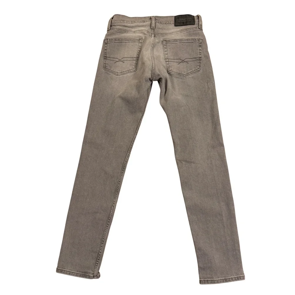 Signature Levi Strauss S37 Slim Mens Grey Denim Jeans 28x28‎